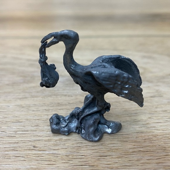 Pewter‎ Stork Fertility Charm - Picture 3 of 7